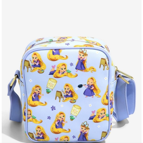 NWT Loungefly Tangled Rapunzel crossbody camera bag - Picture 4 of 12